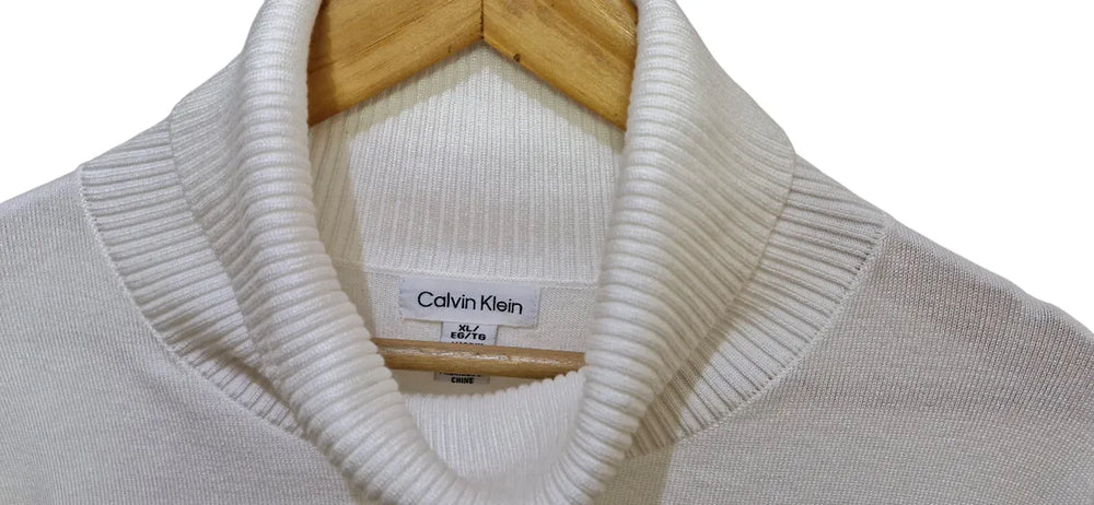 Womens Red Turtleneck Logo Sweater