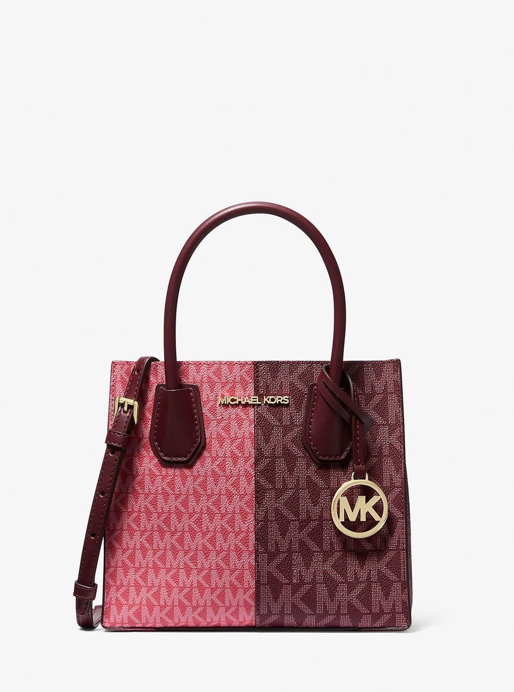 Mercer Medium Two-Tone Logo Crossbody Bag