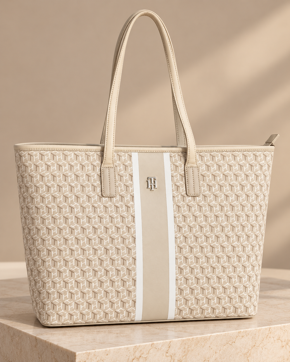 Tommy Hilfiger Monogram Tote Bag