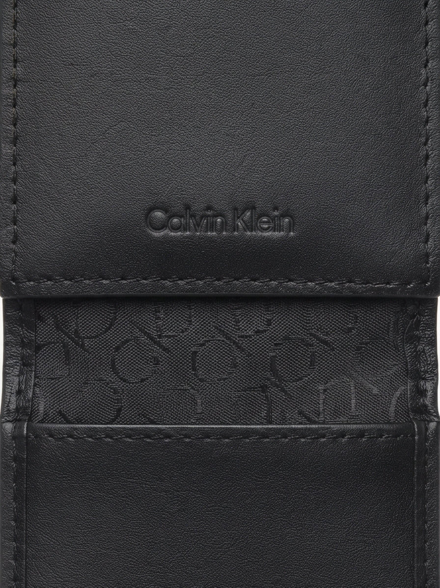 Calvin Klein card holder wallet leather unisex