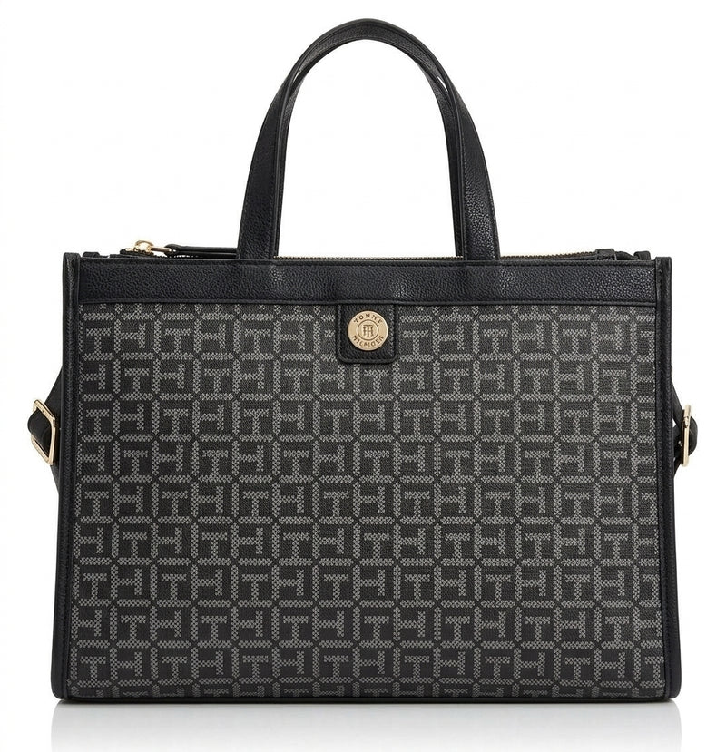 Tommy Hilfiger TH Monogram Tote Bag
