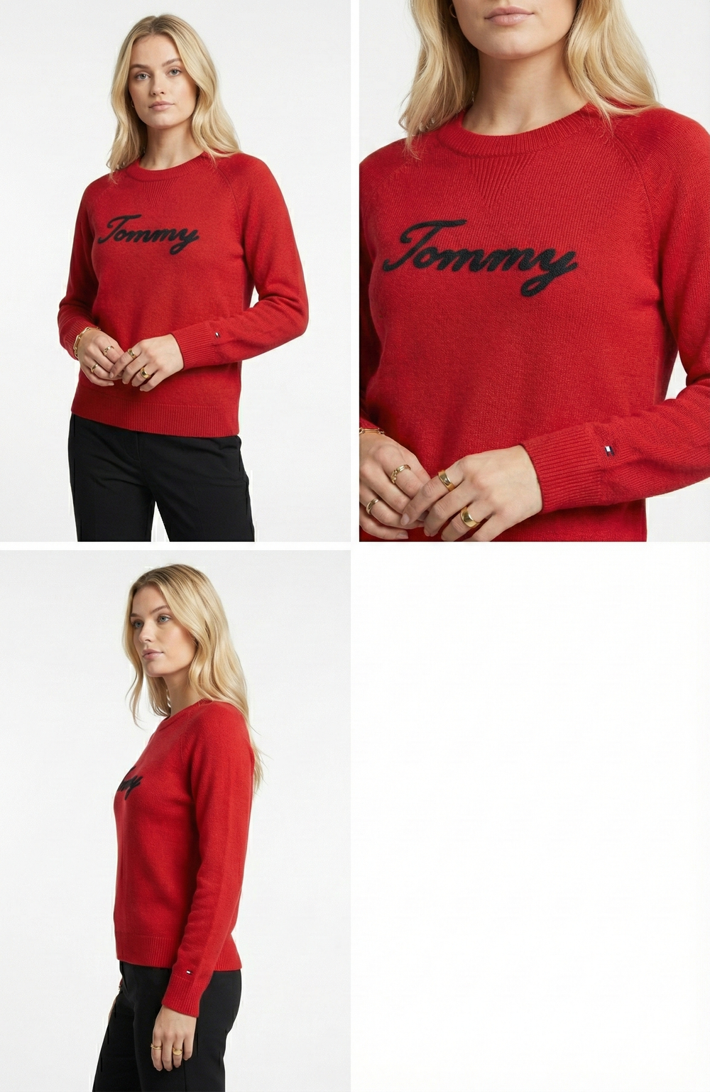 Tommy Hilfiger Script Logo Crewneck Sweater