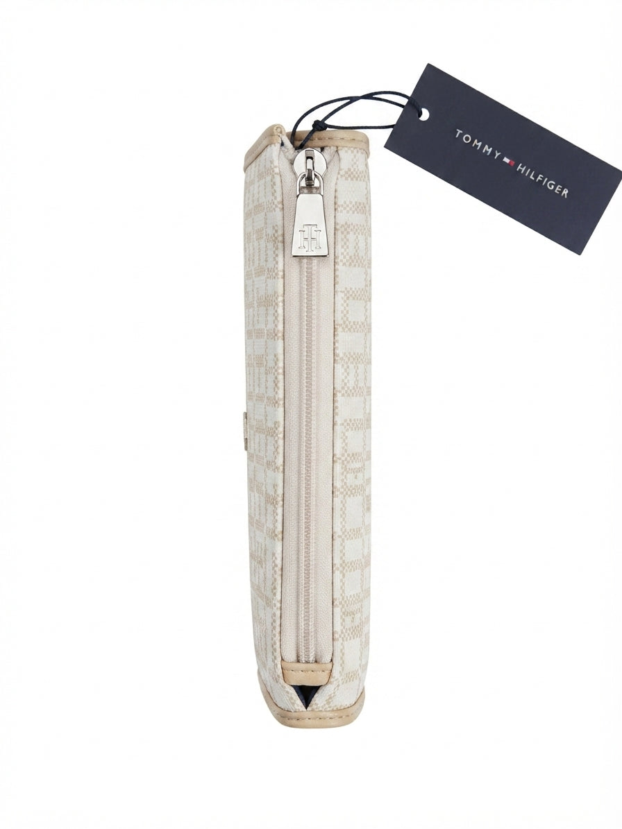 Tommy Hilfiger Long Wallet Long Wallet Beige Jaggar Logo