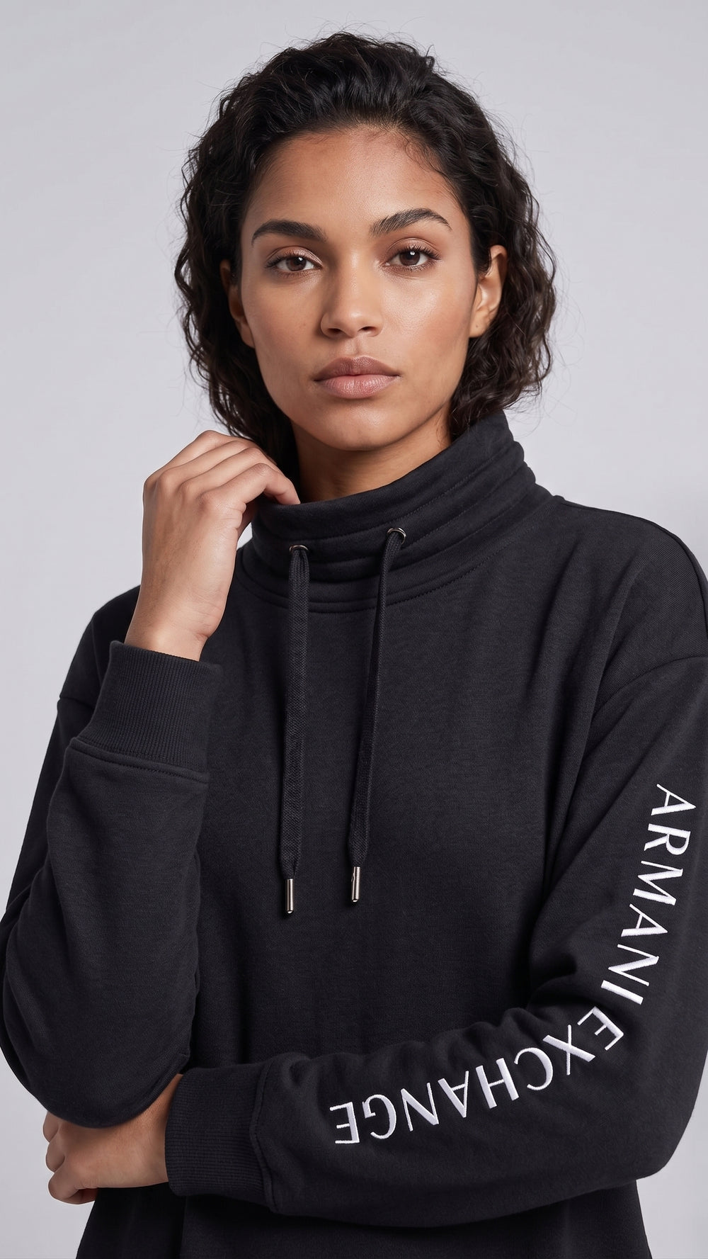 Armani Exchange Sleeve Logo Hoodie / Sweatshirt