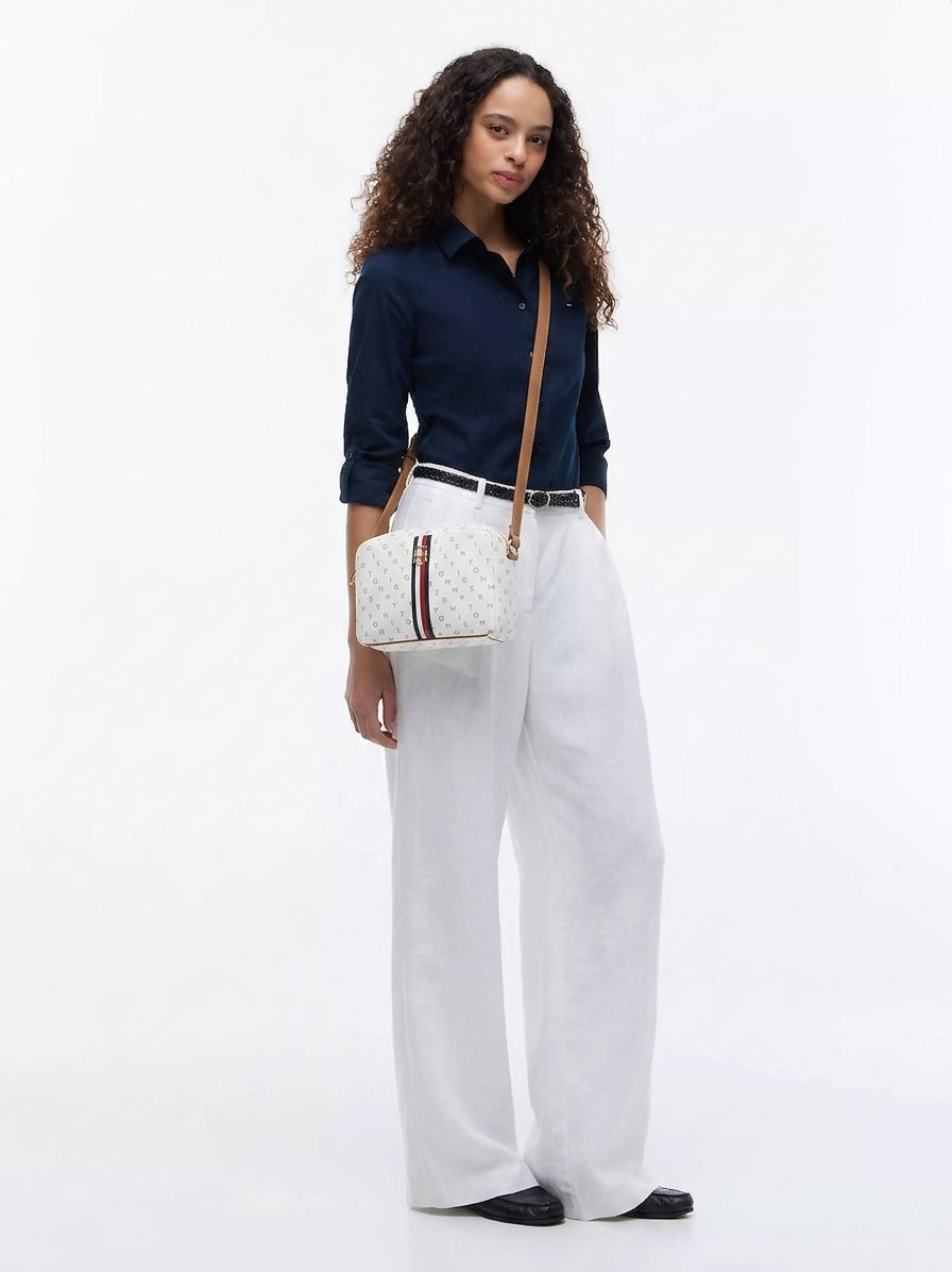 Tommy Hilfiger Monogram Camera Crossbody Bag