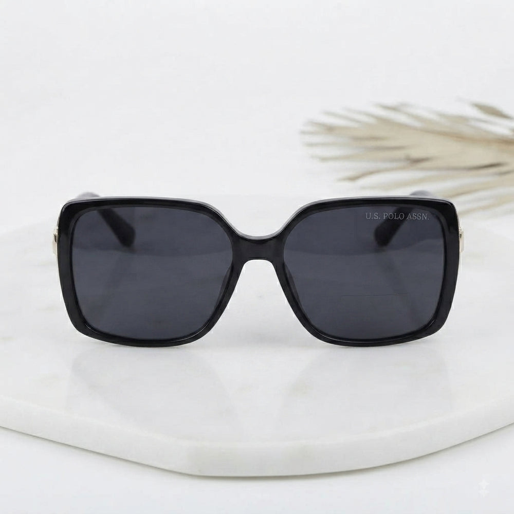 U.S. Polo Assn. Women's Square Tortoiseshell Sunglasses