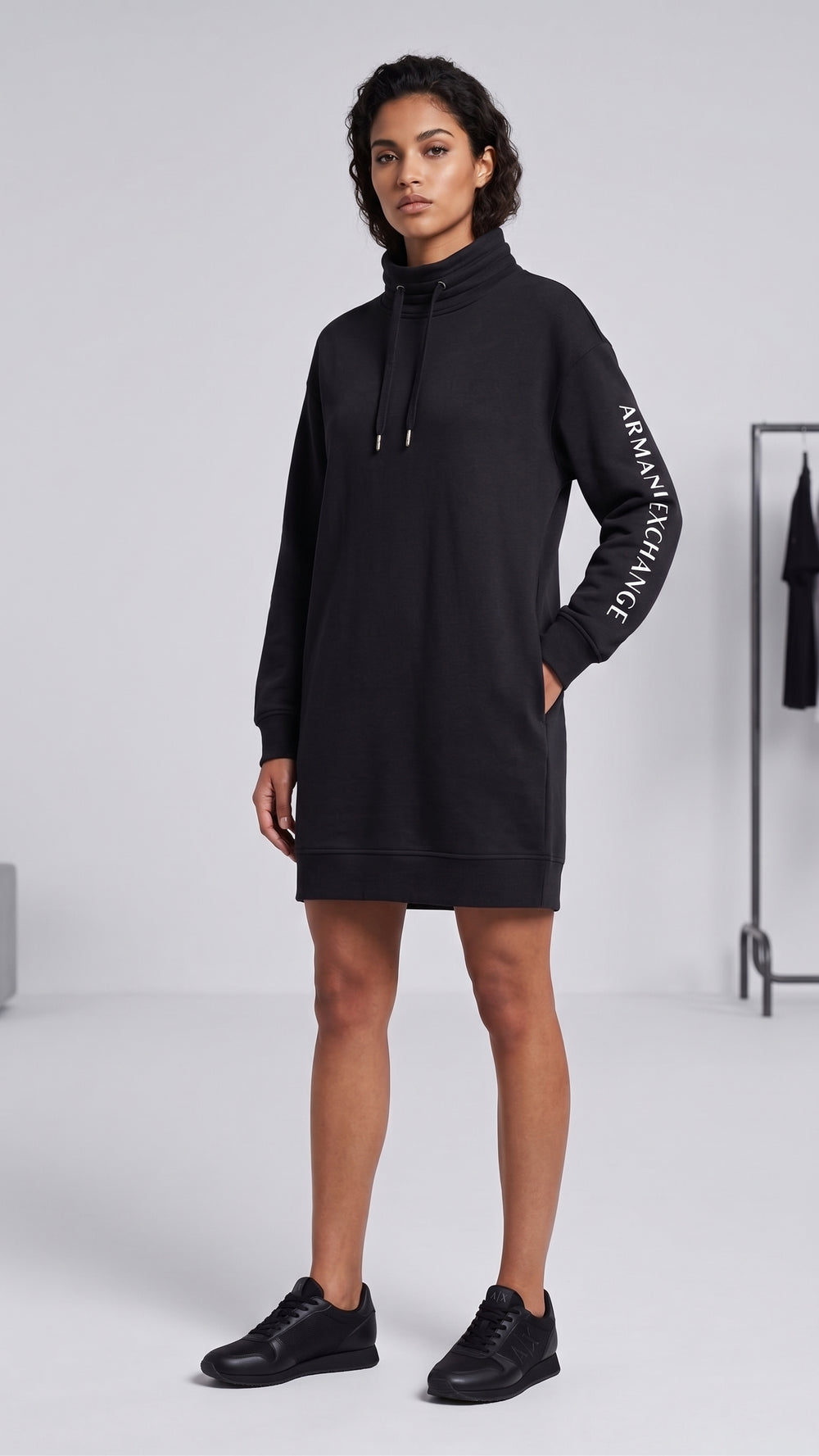Armani Exchange Sleeve Logo Hoodie / Sweatshirt