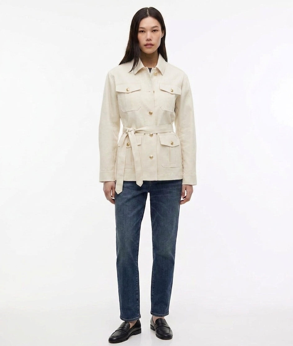 Tommy Hilfiger Women's Cotton Gold Button Field Jacket (Copy) (Copy)