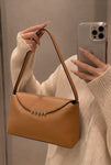 GUESS Structured Shoulder Bag – Taupe
