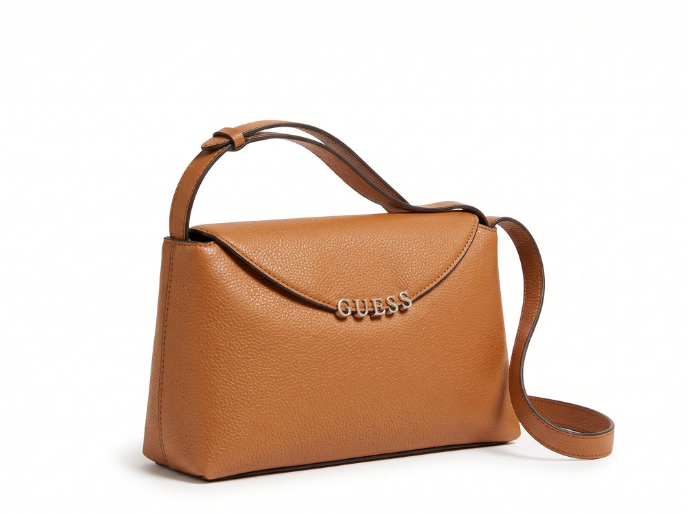 GUESS Structured Shoulder Bag – Taupe