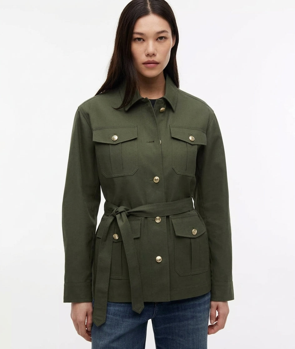 Tommy Hilfiger Women's Cotton Gold Button Field Jacket (Copy)