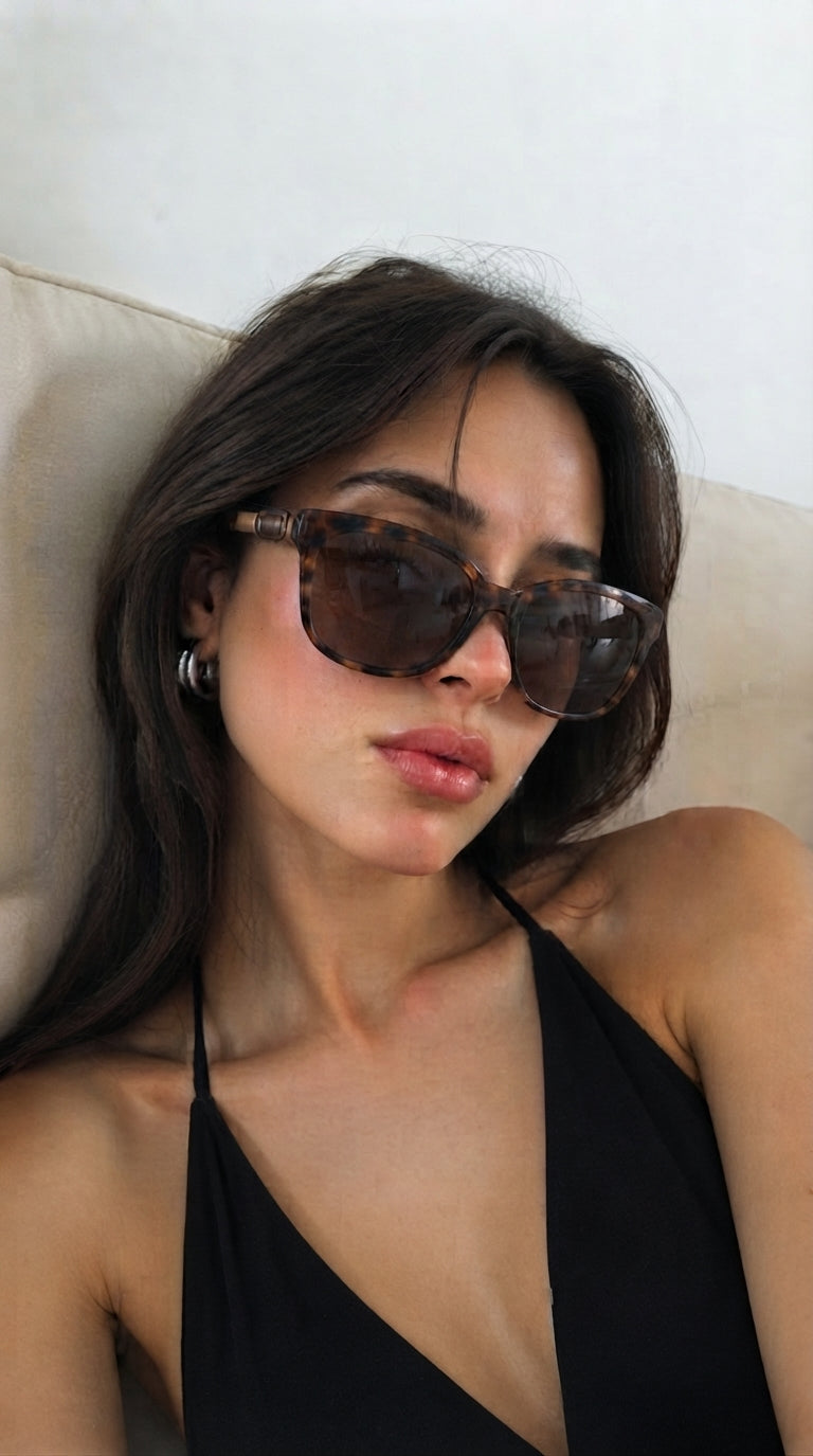 U.S. Polo Assn. Women's Tortoiseshell Cat-Eye Sunglasses
