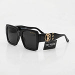 True Religion Oversized Monogram Square Sunglasses