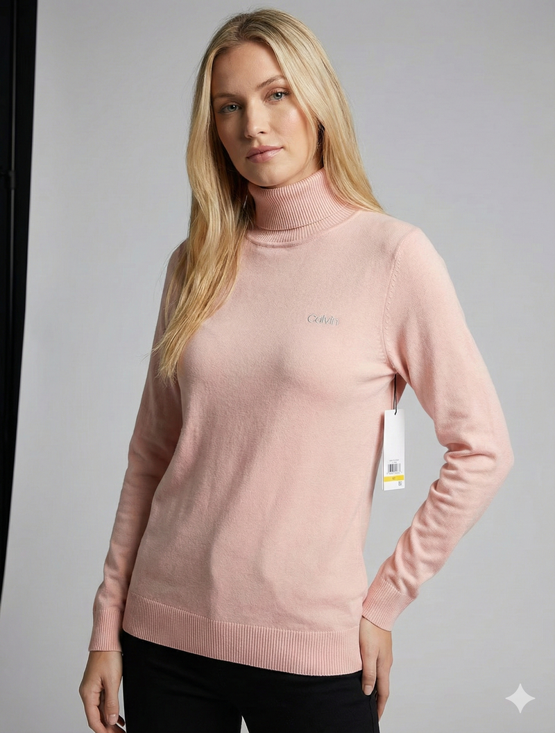 Calvin Klein Women's Mock Neck Sweater