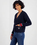 Tommy Hilfiger Cable-Knit Cardigan with Pockets