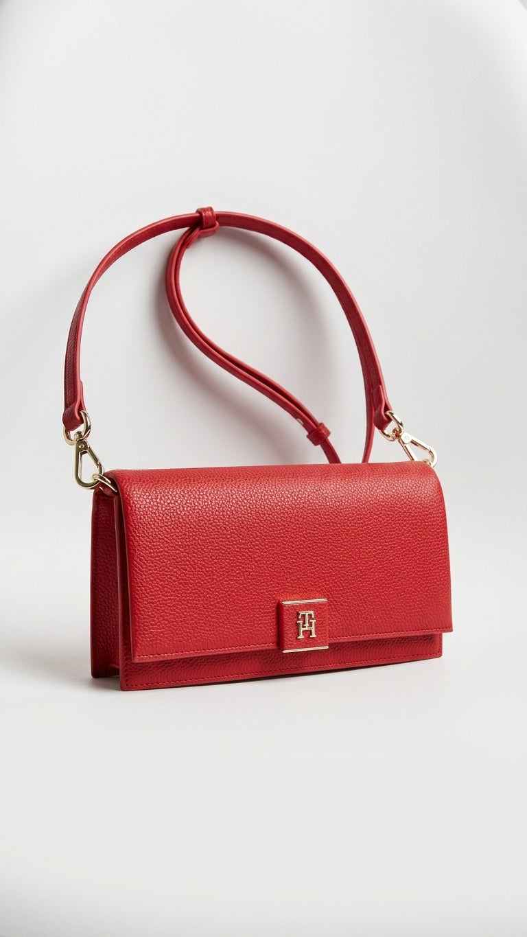 TH Monogram Flap Crossbody Bag