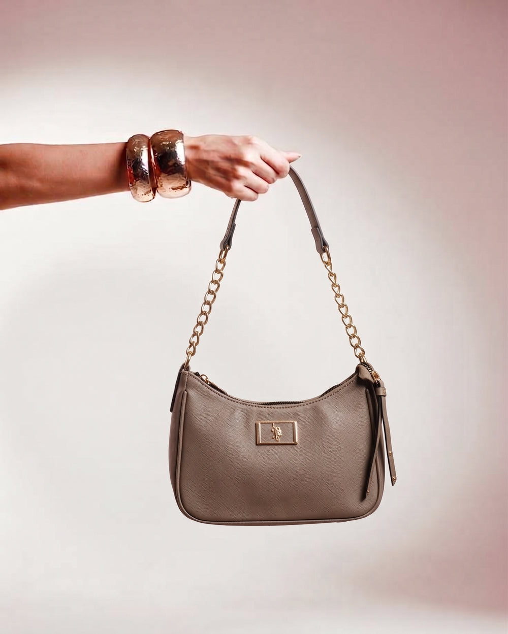 U.S. Polo Assn. Shoulder Bag – Taupe