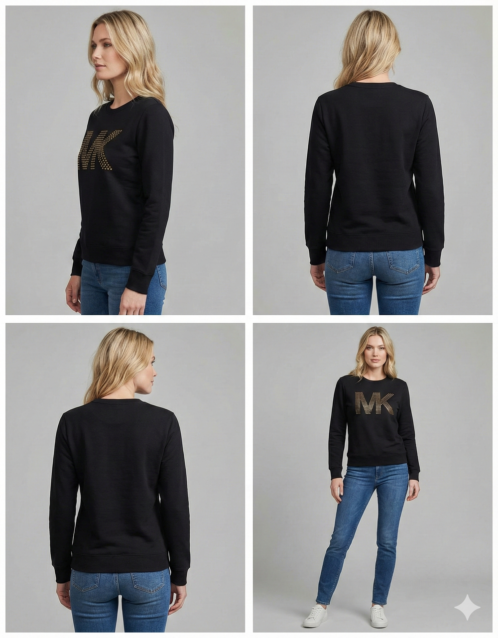 Michael Kors women's Studded sweater In Black