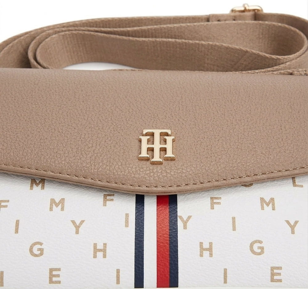 Tommy Hilfiger Monogram Flap Crossbody Bag