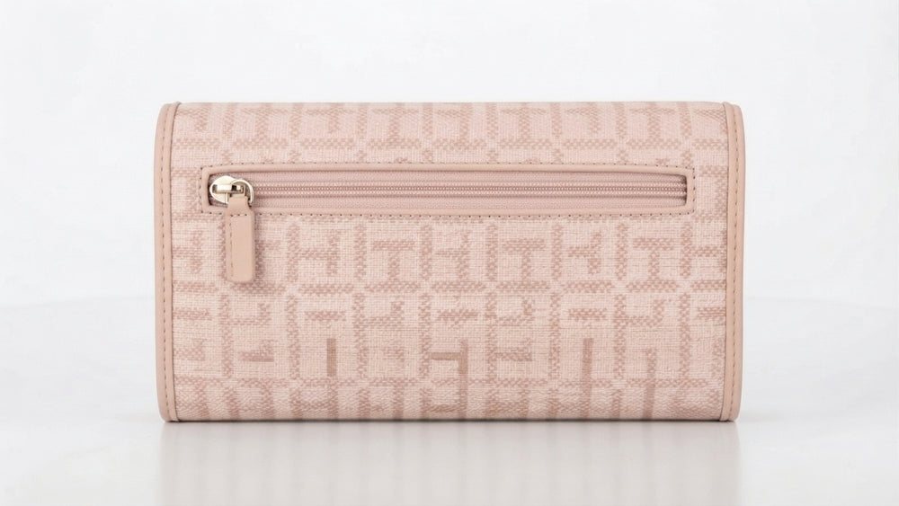 Tommy Hilfiger Long Wallet Long Wallet Pink Jaggar Logo