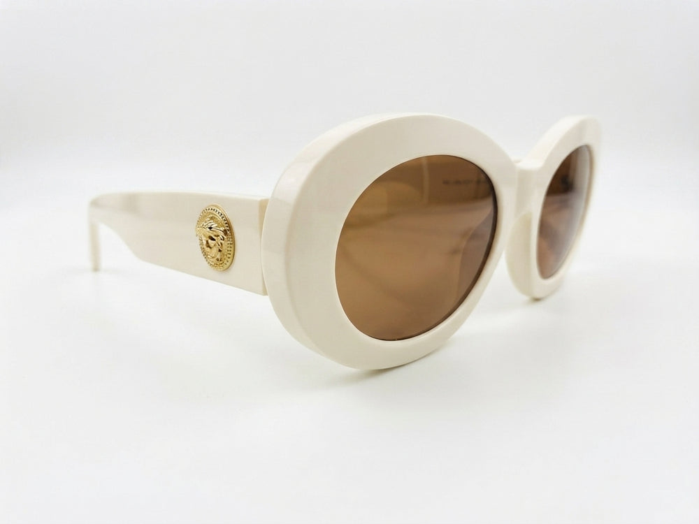 Primark Women's Vintage Oval Sunglasses – Tortoiseshell Brown