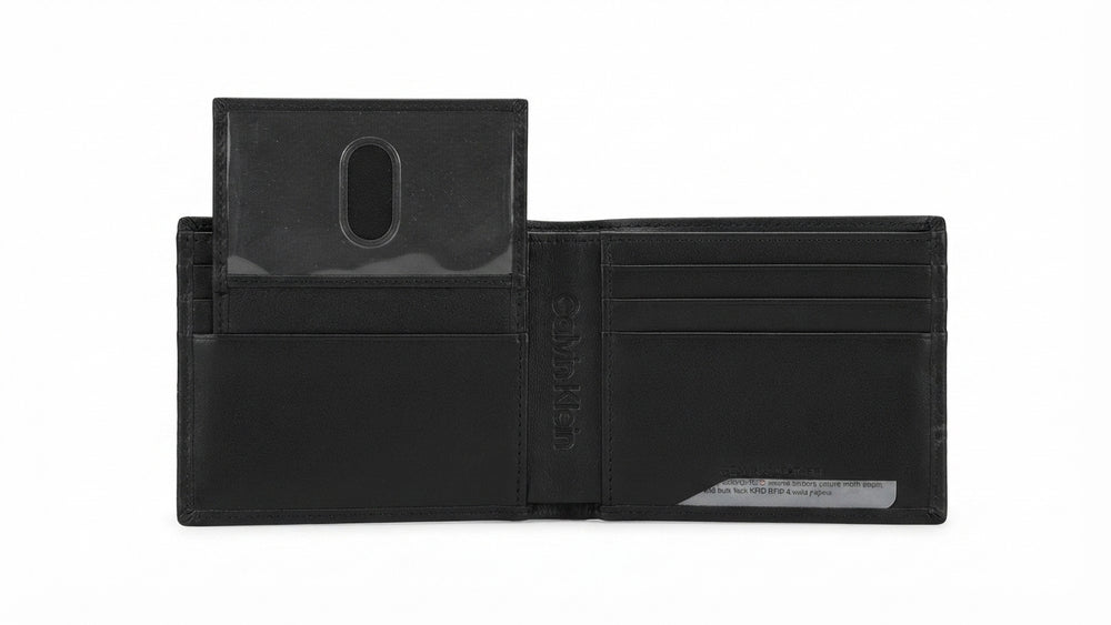 Calvin Klein Men's Classic Mono Medium Bi-Fold Wallet
