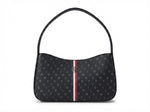 Tommy Hilfiger Monogram Hobo Bag / Baguette Shoulder Bag.