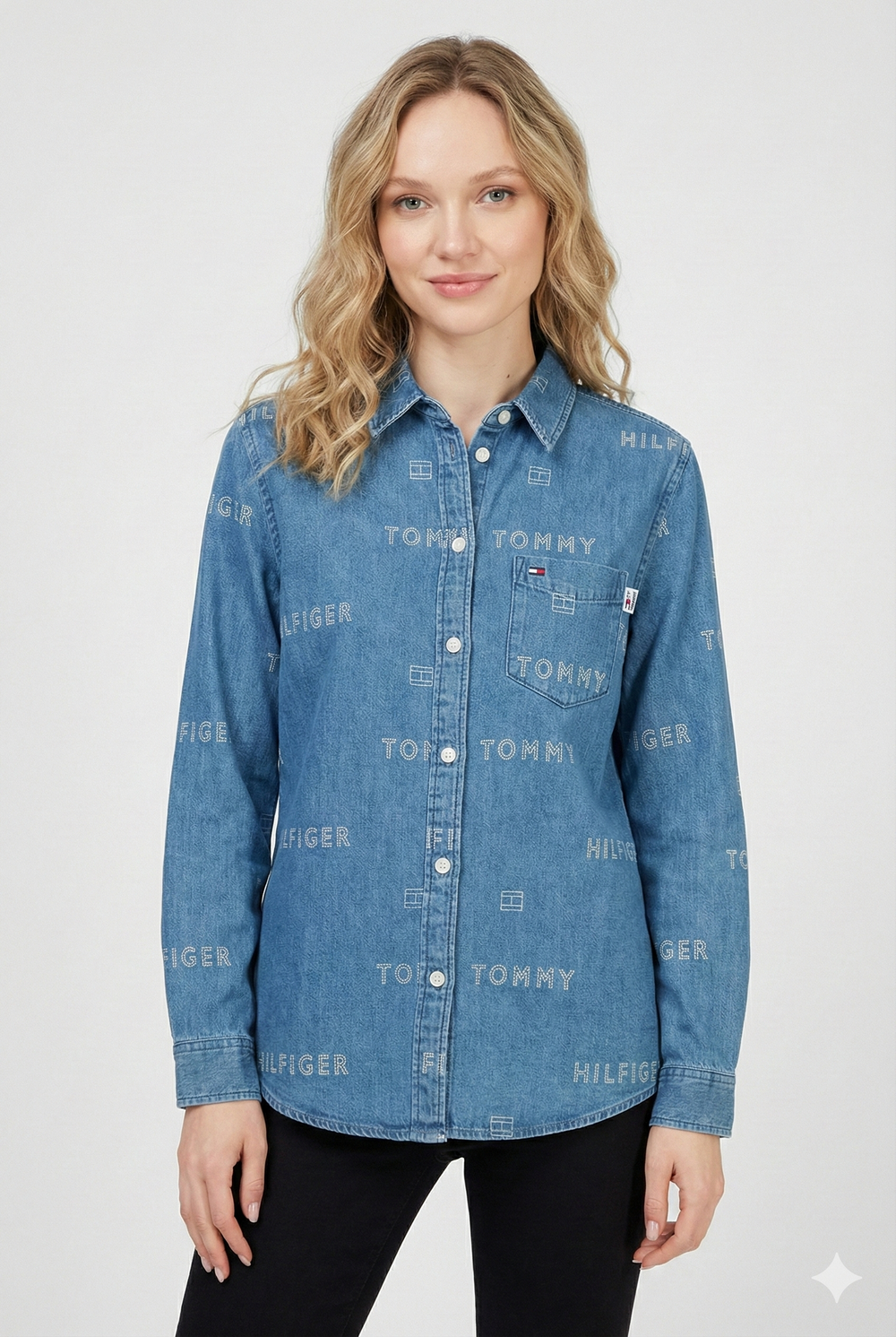 Tommy Hilfiger Denim Multi Logo Shirt