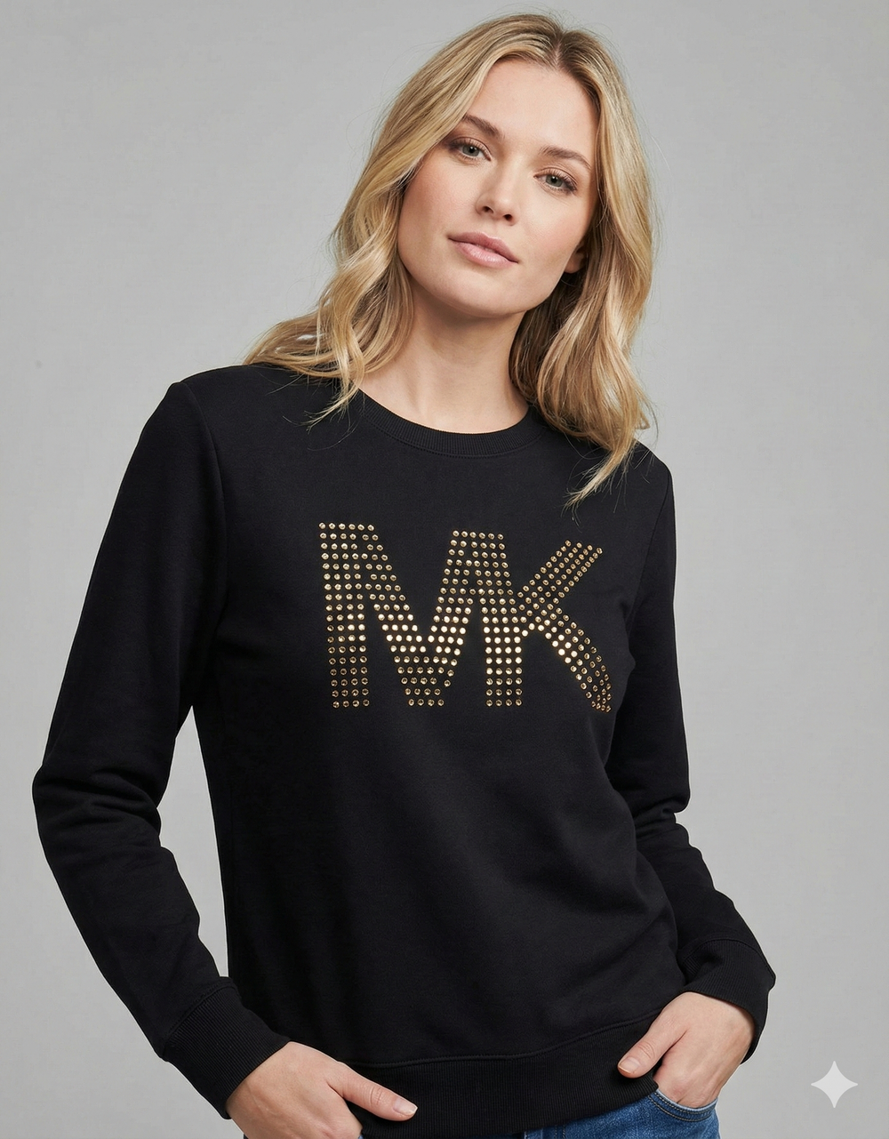 Michael Kors women's Studded sweater In Black