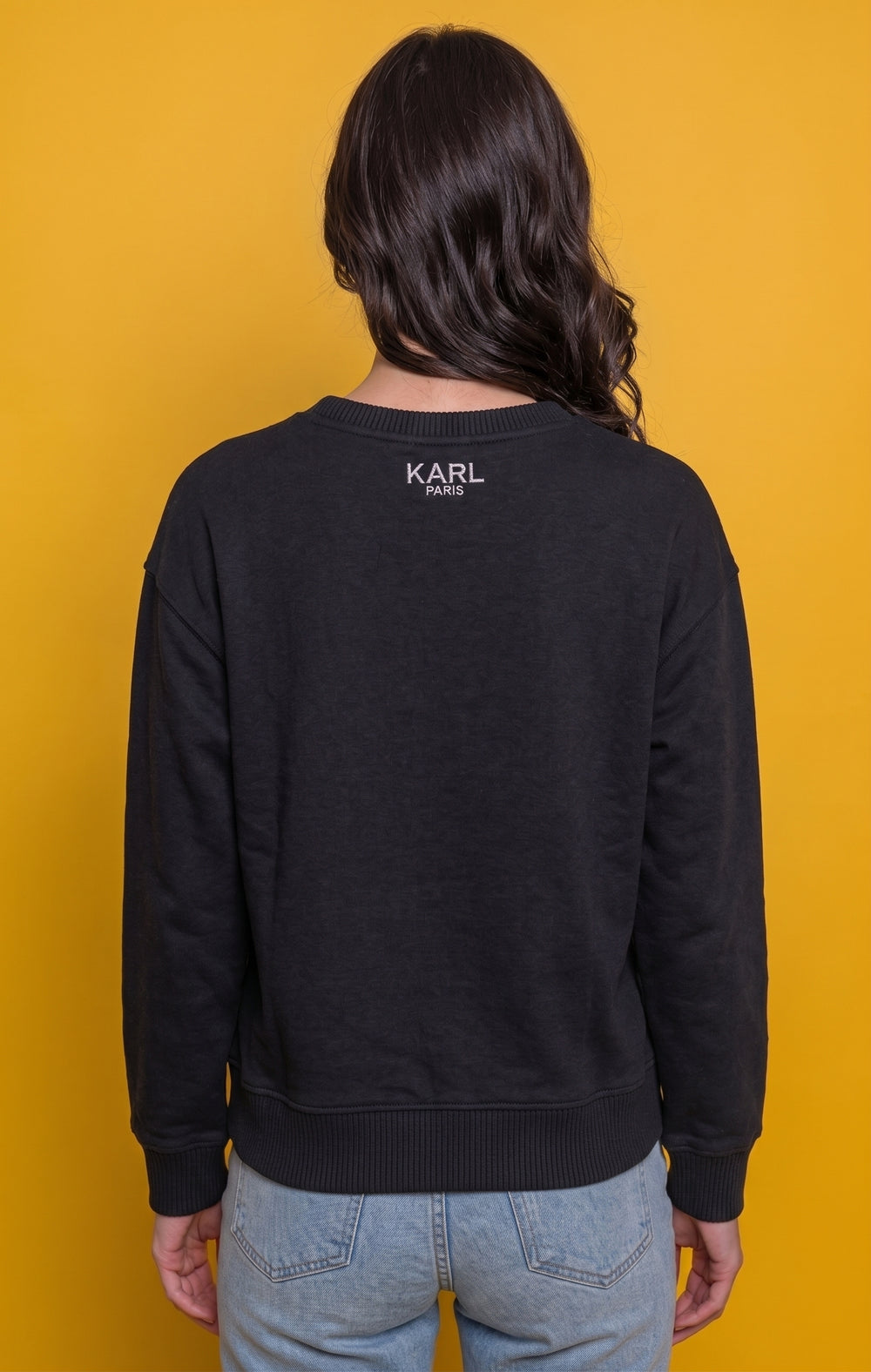 New Karl Lagerfeld Paris Sweatshirt With Eiffel Tower Logo Graphic