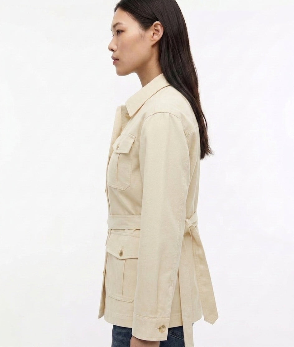 Tommy Hilfiger Women's Cotton Gold Button Field Jacket (Copy) (Copy)