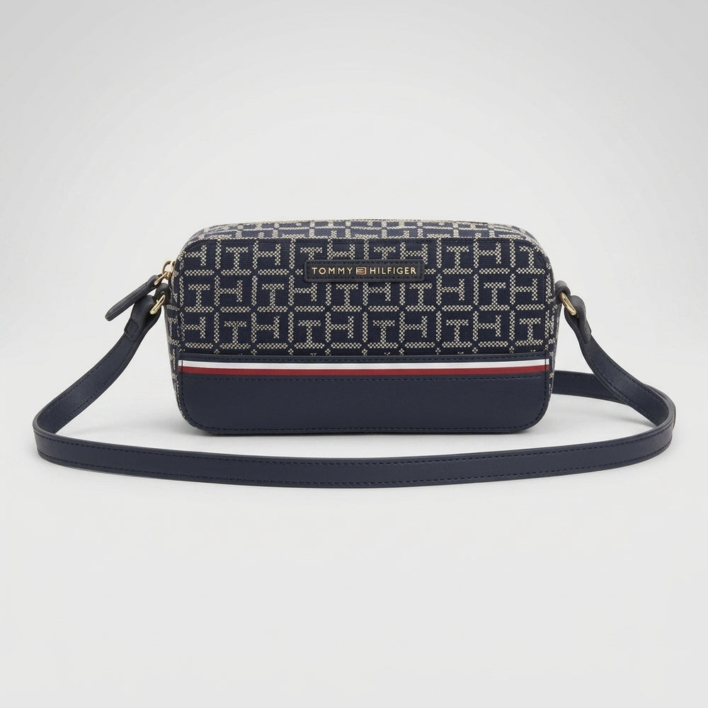 Tommy Hilfiger monogram crossbody/camera bag