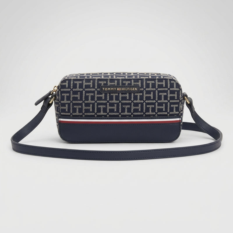 Tommy Hilfiger monogram crossbody/camera bag
