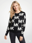 Michael Kors Wome's Black Logo Sweater