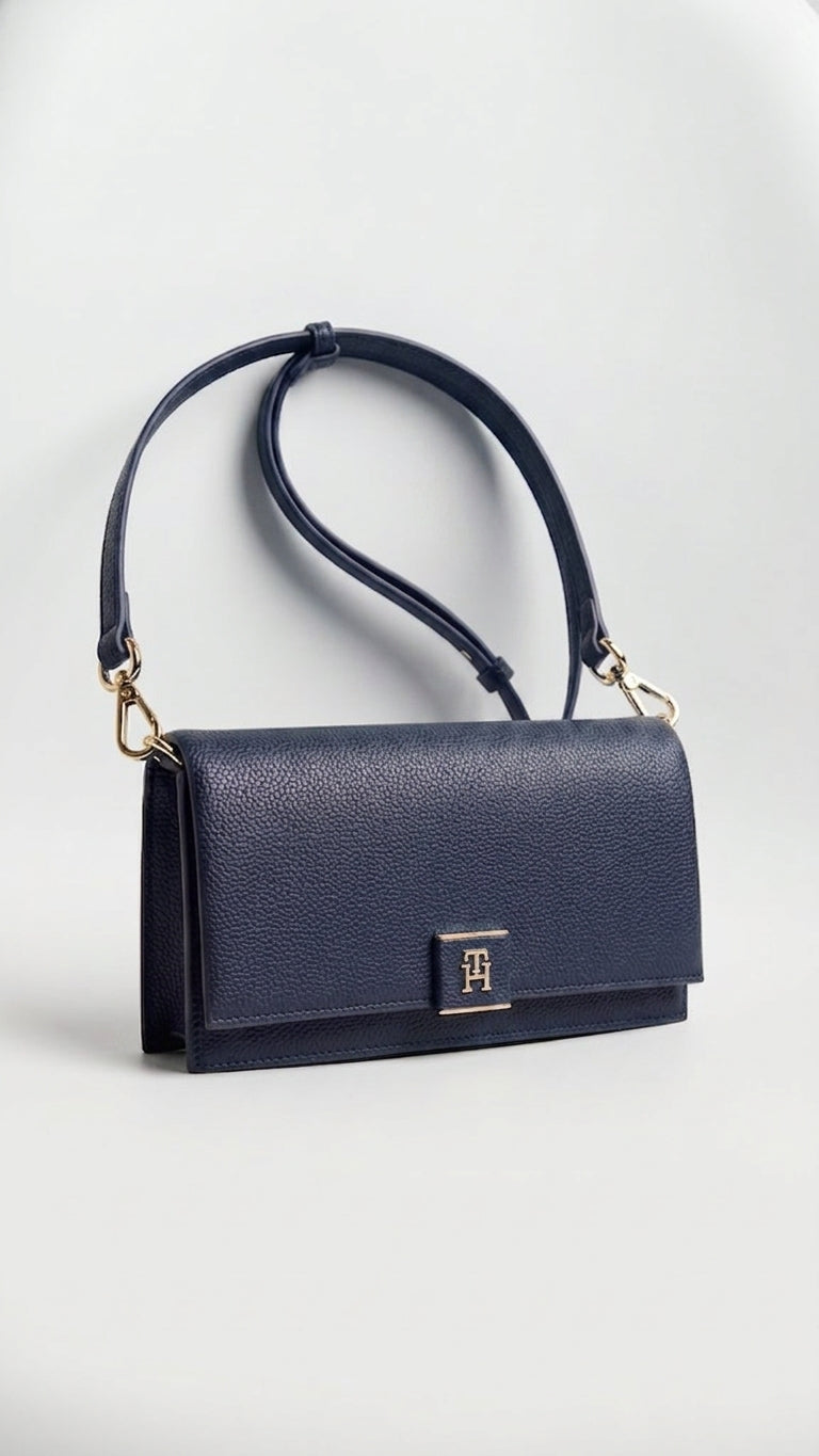 TH Monogram Flap Crossbody Bag