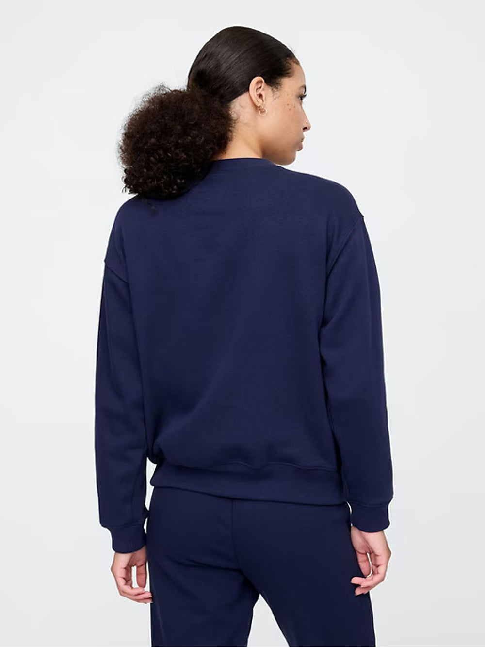 GAP Navy Blue Logo Crew Neck Sweatshirt