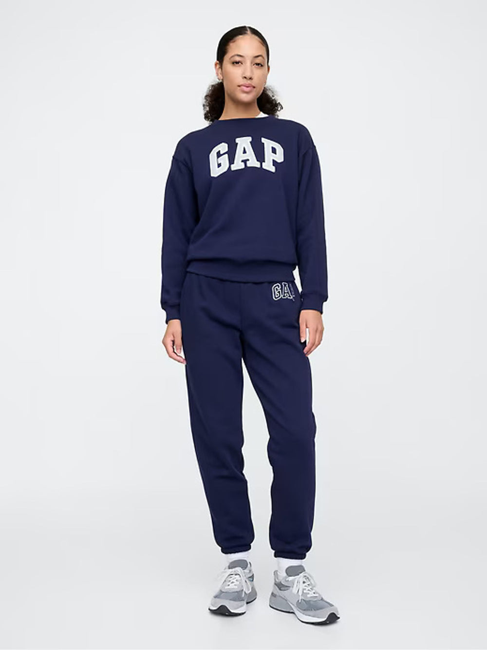 GAP Navy Blue Logo Crew Neck Sweatshirt