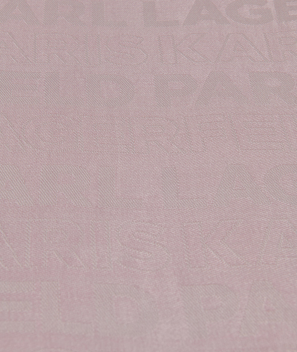 KARL BLOCK LOGO PASHMINA
