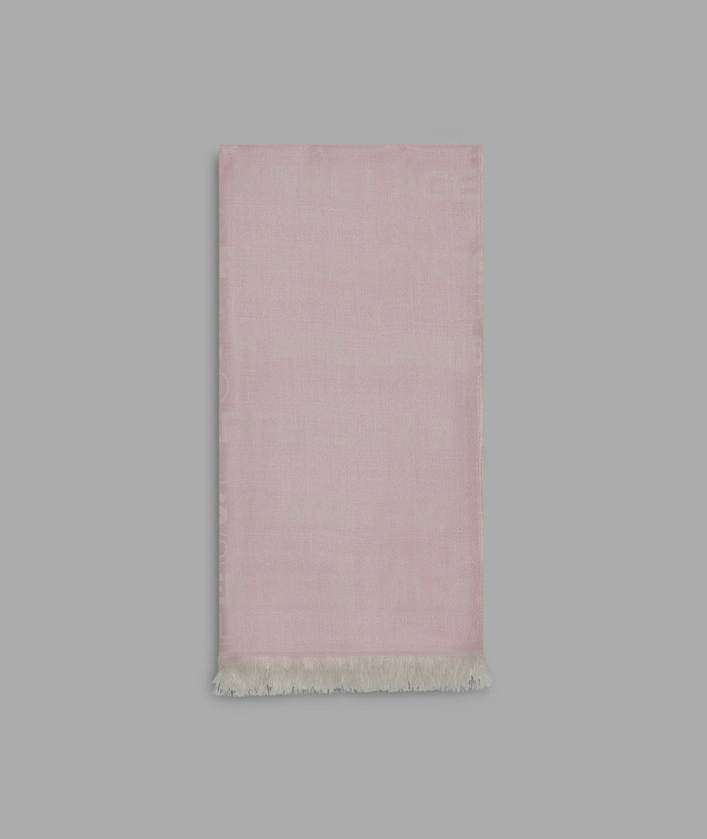 KARL BLOCK LOGO PASHMINA