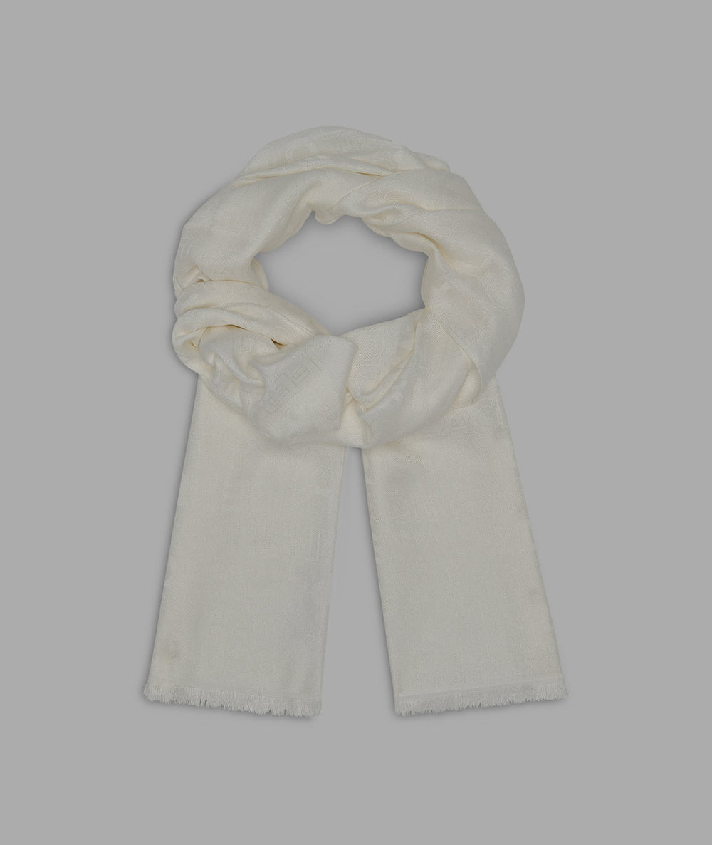 KARL BLOCK LOGO PASHMINA