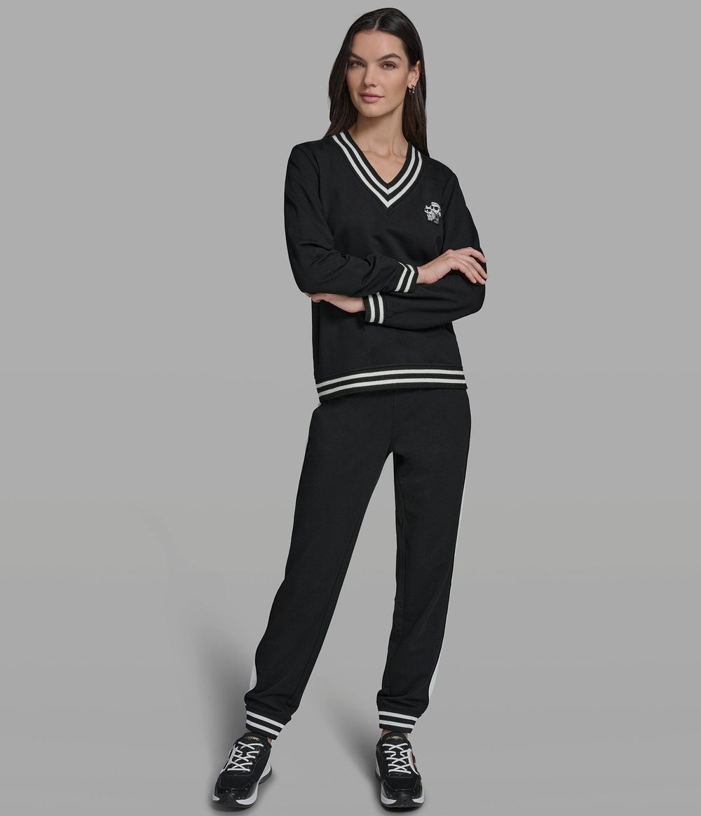 COTTON AND MODAL KARL ET CHOUPETTE SWEATSHIRT