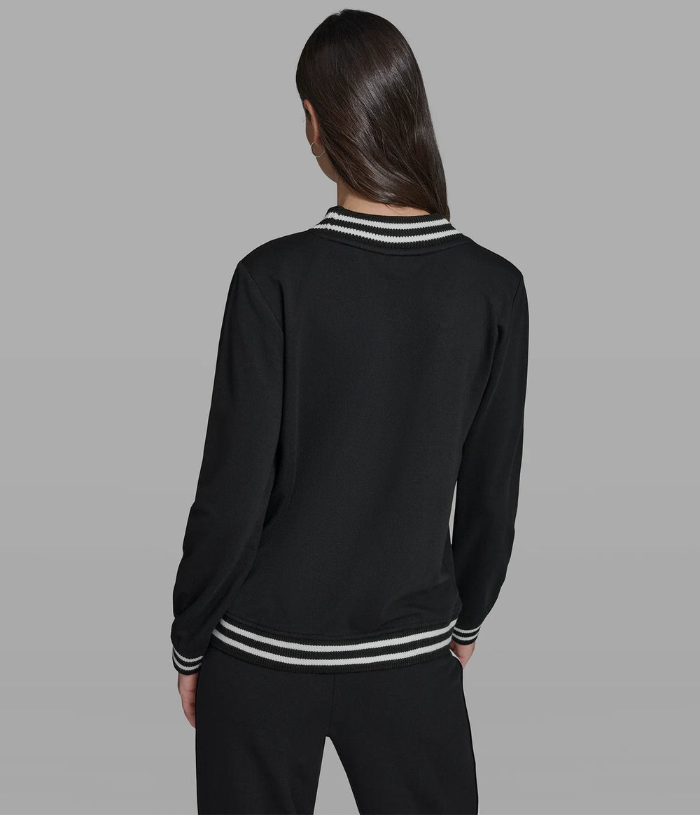 COTTON AND MODAL KARL ET CHOUPETTE SWEATSHIRT