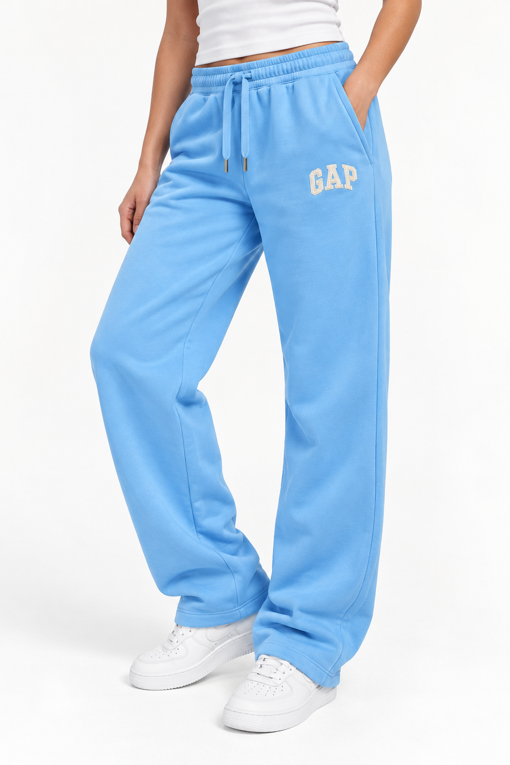 GAP Light Blue Logo Sweatpants -XL