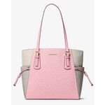 Voyager Large Color-Block Signature Logo Tote Bag