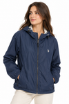 Windbreaker with a hood is female U.S. Polo Assn