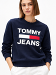Tommy Jeans Classic Flag Logo Crewneck Sweatshirt
