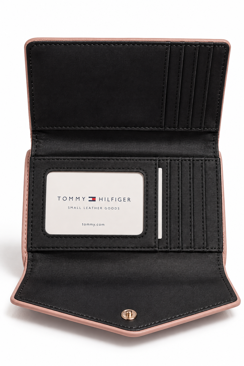 Tommy Hilfiger Women's Flap Wallet – Blush Pink