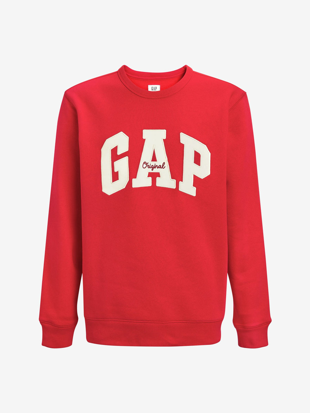 GAP Logo Crew Neck Sweatshirt Red