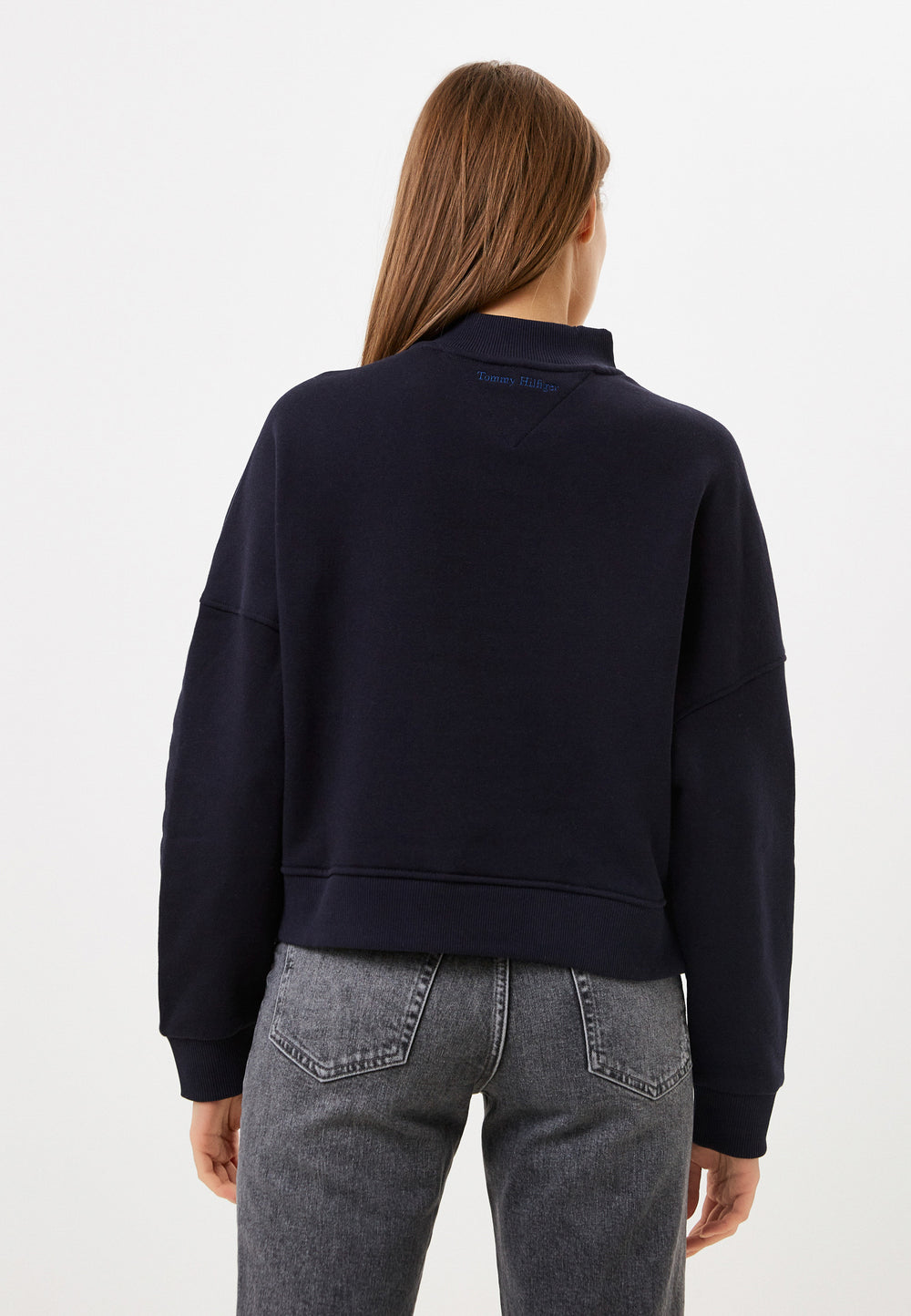 HALF-ZIP RELAXED FIT SWEATSHIRT