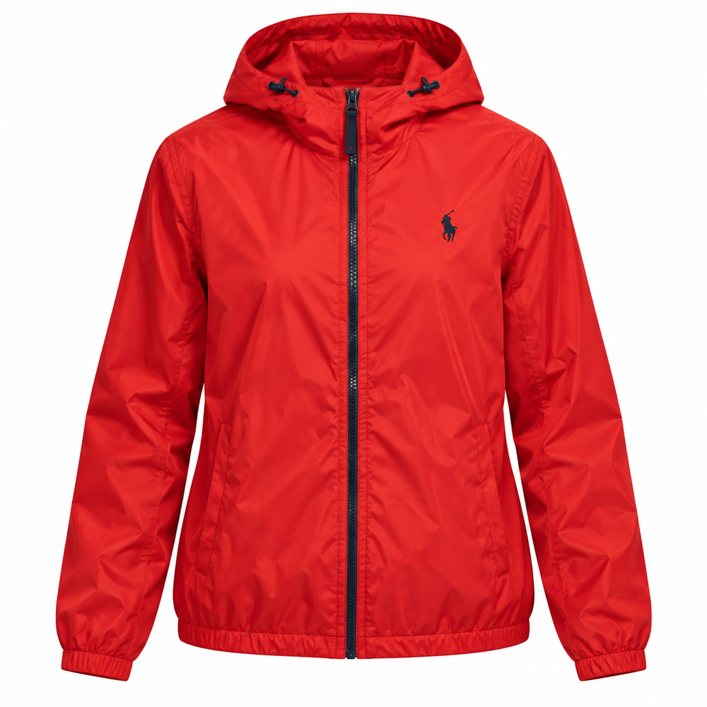 Windbreaker with a hood is female U.S. Polo Assn